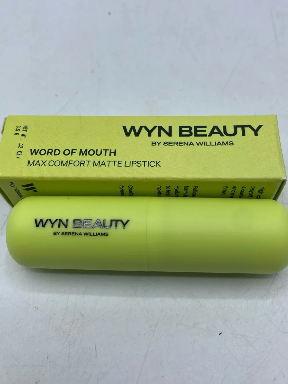 WYN BEAUTY Word of Mouth Max Comfort Matte Lipstick Stick,Shade Debate.